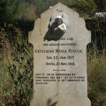 Free State, ZASTRON district, Humansrust 38, farm cemetery