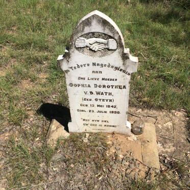 Free State, ZASTRON district, Kliprand 281, farm cemetery