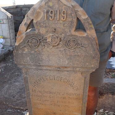 BOTHA Jacobus Cisparus 1918-1919