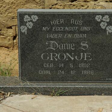 CRONJE Daniel Stephanus 1902-1986