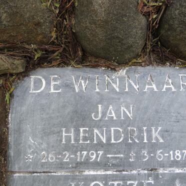 WINNAAR Jan Hendrik, de 1797-1874