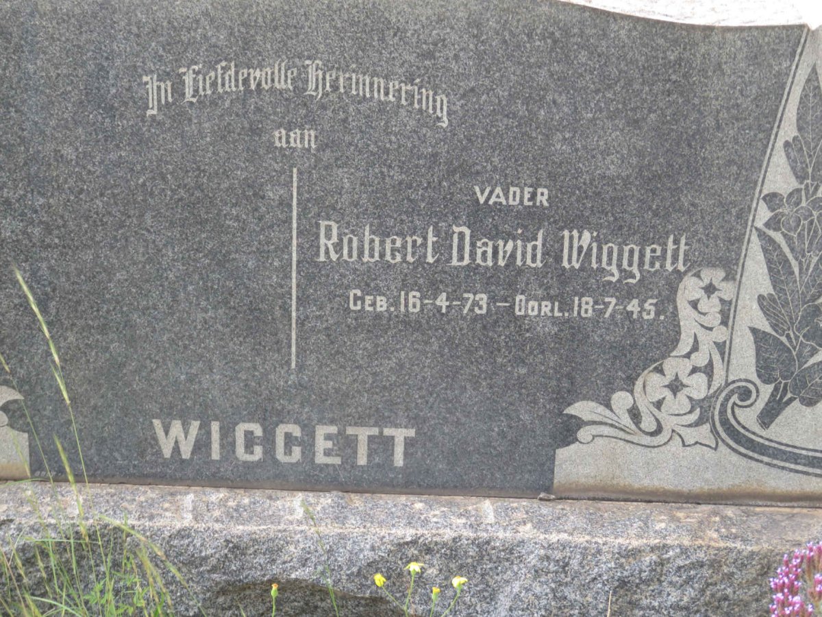 WIGGETT Robert David 1873-1945