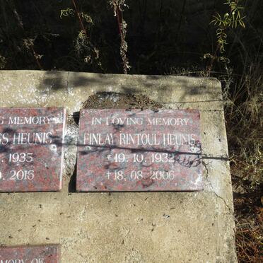 HEUNIS Finlay Rintoul 1932-2006