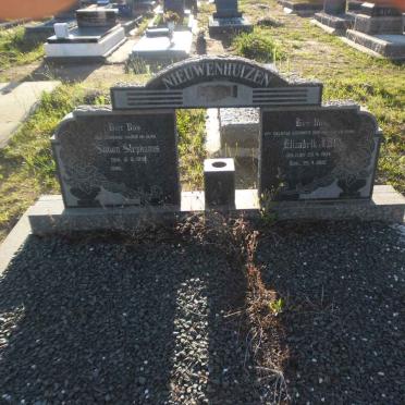 NIEUWENHUIZEN Simon Stephanus 1892- &amp; Elizabeth J.M. 1904-1959