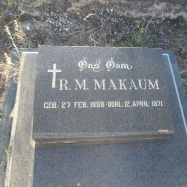 MAKAUM R.M. 1888-1971