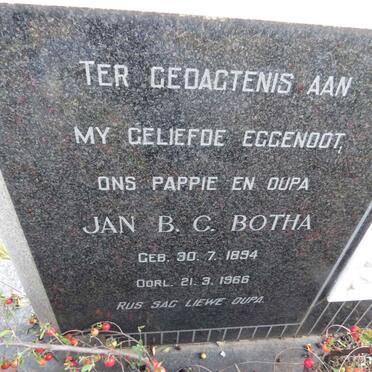 BOTHA Jan B.C. 1894-1966
