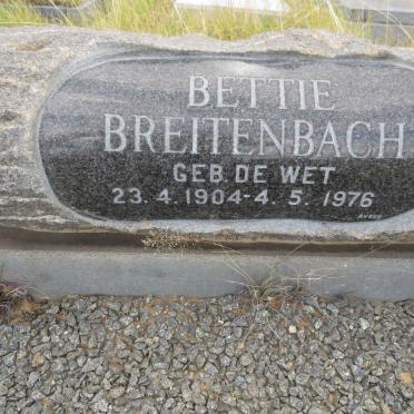 BREYTENBACH Bettie nee DE WET 1904-1976