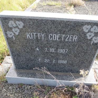 COETZER Kitty 1907-1988