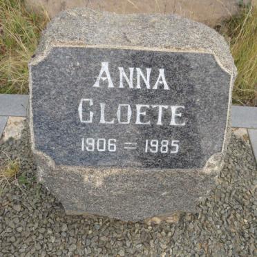 CLOETE Anna 1906-1985