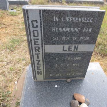 COERTZEN Len 1969-1988