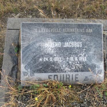 FOURIE Barend Jacobus 1883-1959
