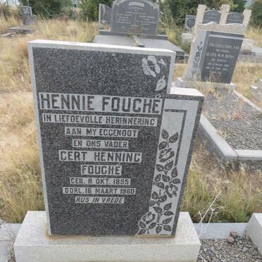 FOUCHE Gert Henning 1895-1960 