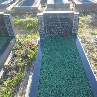 FENWICK Susanna E. nee DE VILLIERS 1895-1970