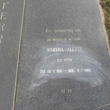 FERREIRA Petrus Johannes Cornelius 1904-1983 & Martha Aletta BOTHA 1910-1982_2