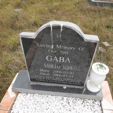 GABA Sabelo Sidwell 2006-2006