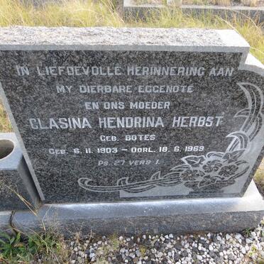 HERBST Barend Mattheus 1901-1978 & Clasina Hendrina BOTES 1903-1969 _2
