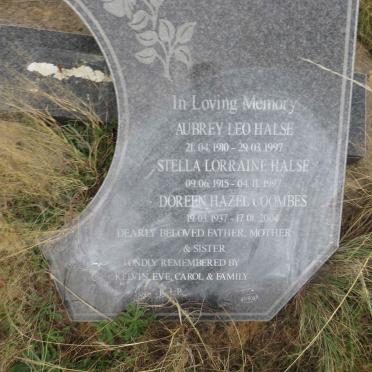 HALSE Aubrey Leo 1910-1997 & Stella Lorraine 1915-1997 :: COOMBES Doreen Hazel 1937-2004