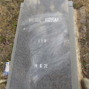 HORAK Heide 1971-1972