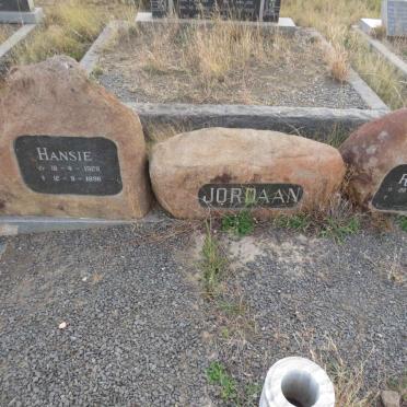 JORDAAN Hansie 1928-1996 & Rachel 1935-