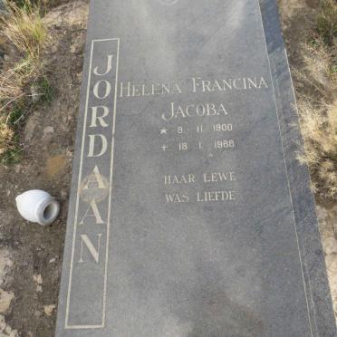 JORDAAN Helena Francina Jacoba 1900-1988