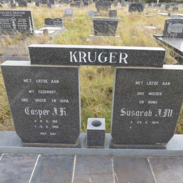 KRUGER Casper J.K. 1919-1985 & Susarah J.M. 1924-