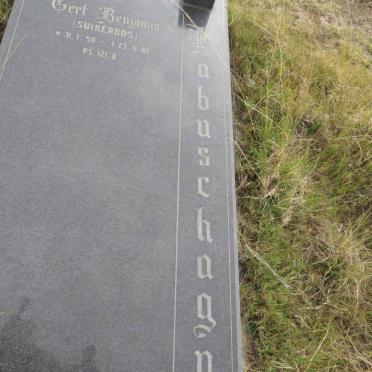 LABUSCHAGNE Gert Benjamin 1950-1986