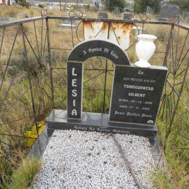 LESIA Tshogofatso Gilbert 1998-2002