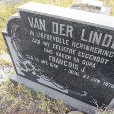 LINDE Francois J., van der 1896-1970