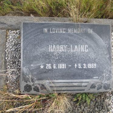 LAING Harry 1891-1969
