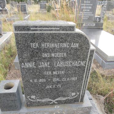 LABUSCHAGNE Annie Jane nee MEYER 1886-1969