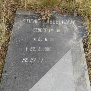 LABUSCHAGNE Stienie nee MUNNICH 1913-1980
