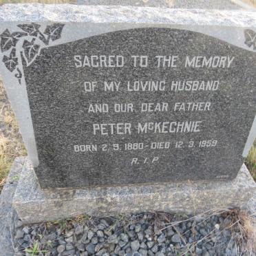 MCKECHNIE Peter 1880-1959