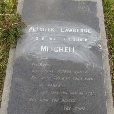 MITCHELL Allister Lawrence 1958-1978