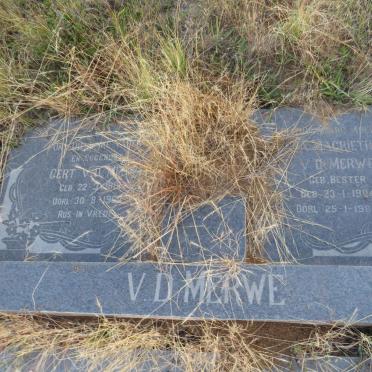 MERWE Gert, v.d. 1881-1963 & Anna Magrietha BESTER 1904-1983_1