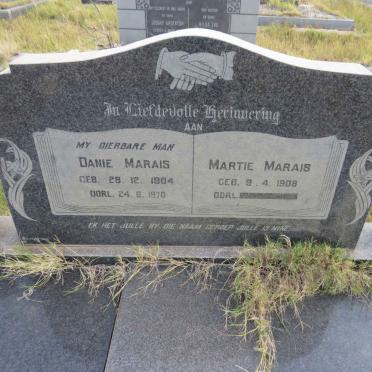 MARAIS Danie 1904-1970 & Martie 1908-