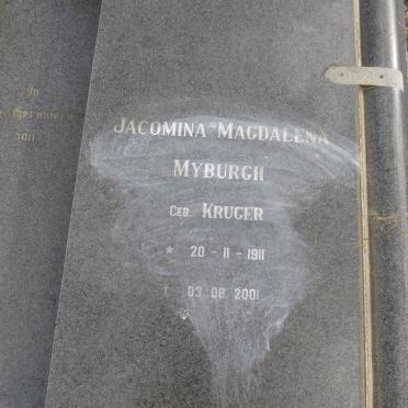 MYBURGH Gert Petrus 1910-1980 & Jacomina Magdalena KRUGER 1911-2001_1