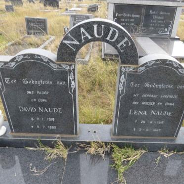 NAUDE David 1918-1993 & Lena 1918-1987
