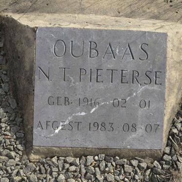 PIETERSE N.T. 1916-1983