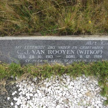 ROOYEN C.J., van 1913-1984
