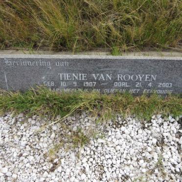 ROOYEN Tienie, van 1907-2003
