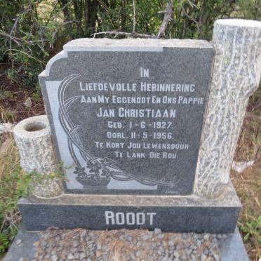 ROODT Jan Christiaan 1927-1956