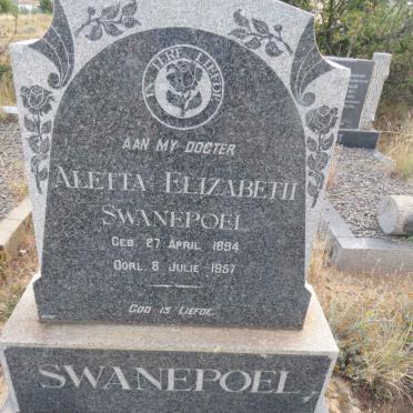 SWANEPOEL Aletta Elizabeth 1894-1957