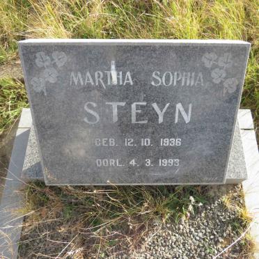 STEYN Martha Sophia 1936-1993