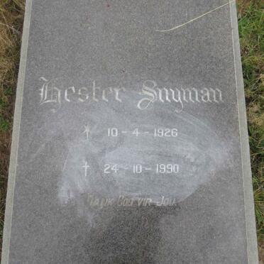 SNYMAN Hester 1926-1990