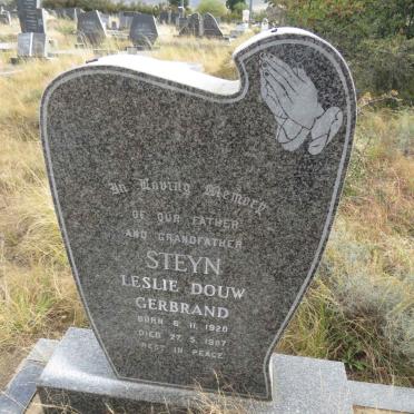 STEYN Leslie Douw Gerbrand 1920-1987