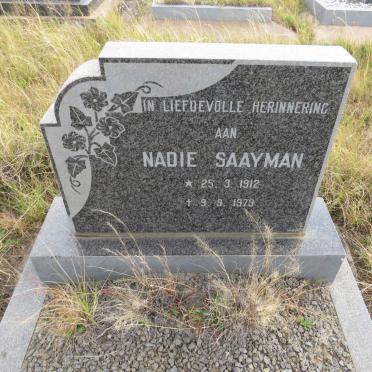 SAAYMAN Nadie 1912-1979