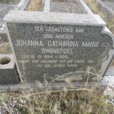 SWANEPOEL Johanna Catharina Maria 1884-