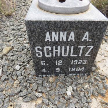 SCHULTZ Anna A. 1923-1984