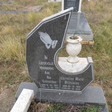 SWANEPOEL Jan Lodewickus 1909-2001 & Christina Maria Wilhelmina 1933-2005