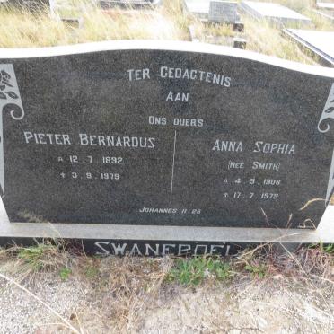 SWANEPOEL Pieter Bernardus 1892-1979 & Anna Sophia SMITH 1908-1979